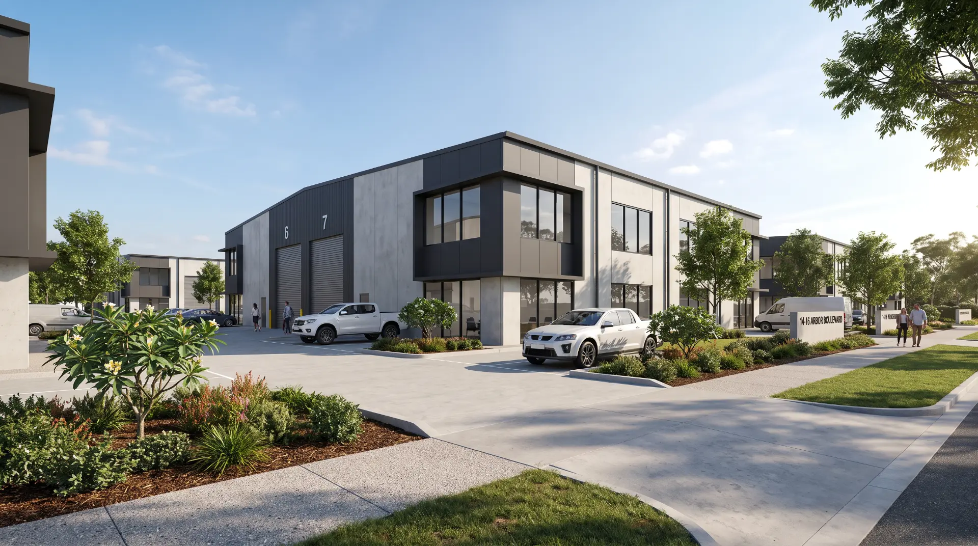 Exterior frontage and business address